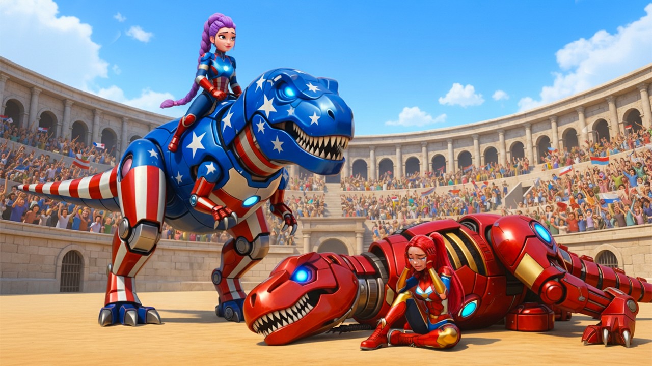RUMI Joins the Legendary Dinosaur Battle | KPOP Demon Hunters