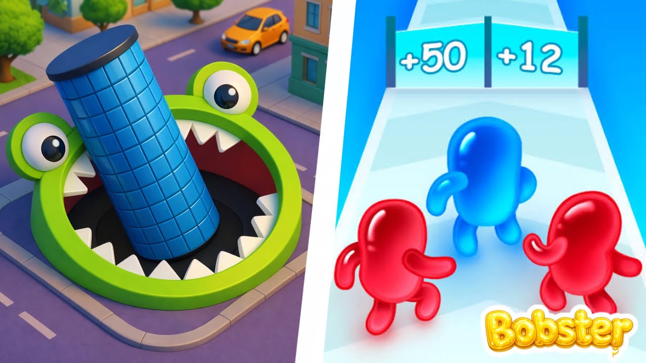Join Blob Clash 3D vs Food Run - All Levels SpeedRun Gameplay iOS, Android EP2