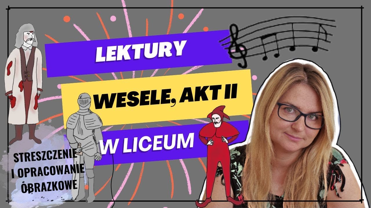 Wesele, akt II -- streszczenie obrazkowe i om&oacute;wienie