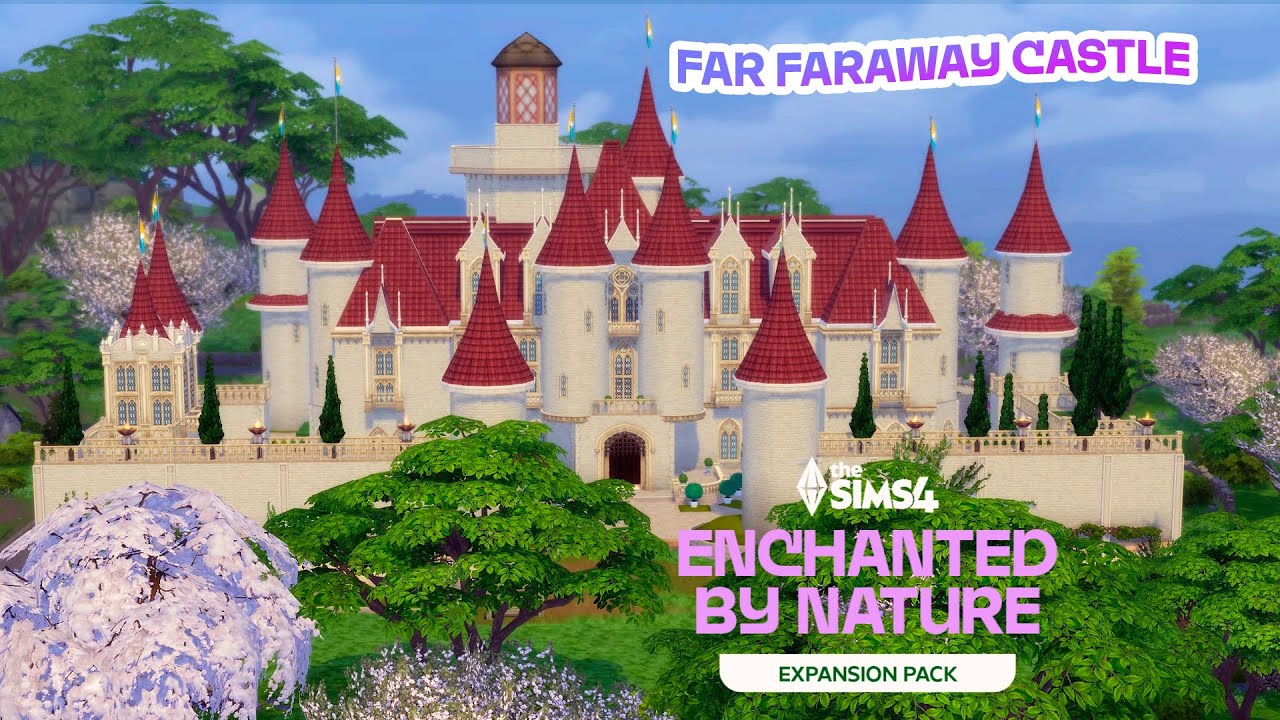 🧚‍♂️FAR FAR AWAY CASTLE ✨ #TheSims4EnchantedByNature   | | BY RUSTICSIMS ✨