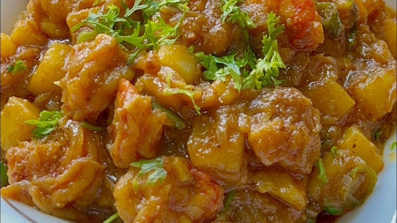 আলু চিংড়ি ❤️ PRAWN CURRY || ALOo DIYE CHINGRI BHUNA RECIPE()Prawn Curry with Potato Bengali recipe
