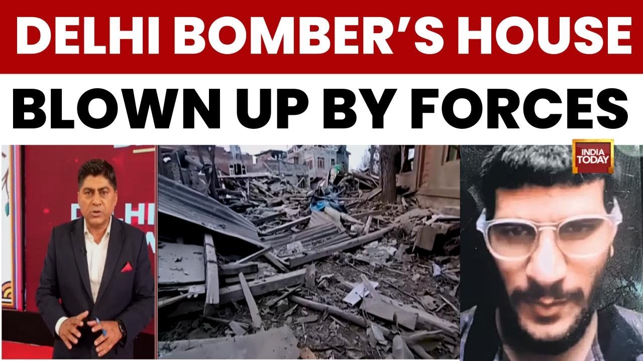 Red Fort Blast News: Delhi Bomber's Pulwama House Razed In Midnight Op, NIA Leads Crackdown
