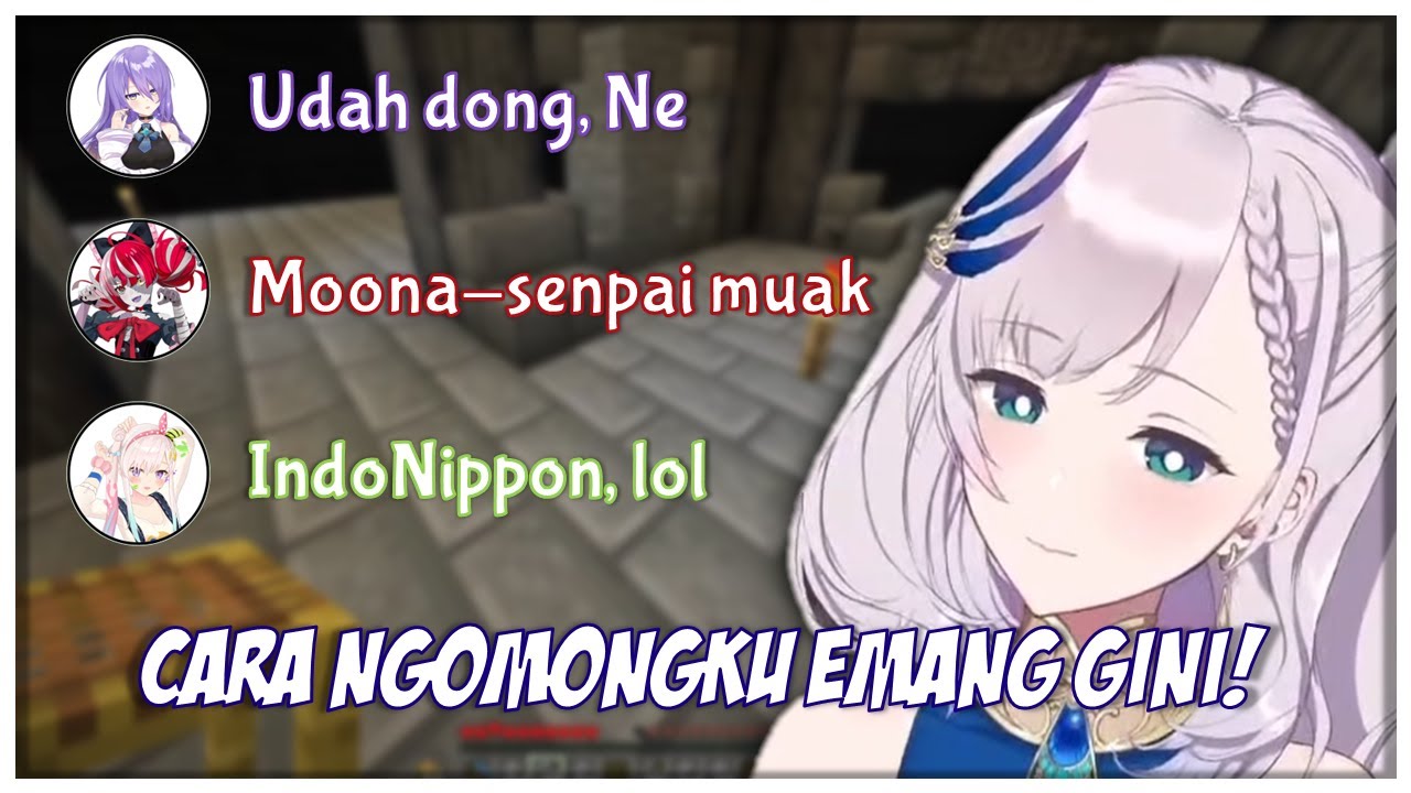 Reini Mual, Moona Capek Denger Cara Ngomong Reine Campur JP+ID+EN