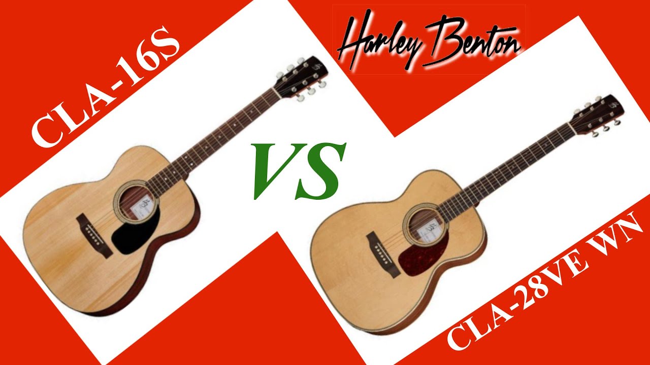 Comparatif Harley Benton CLA-28VE WN versus CLA-16S