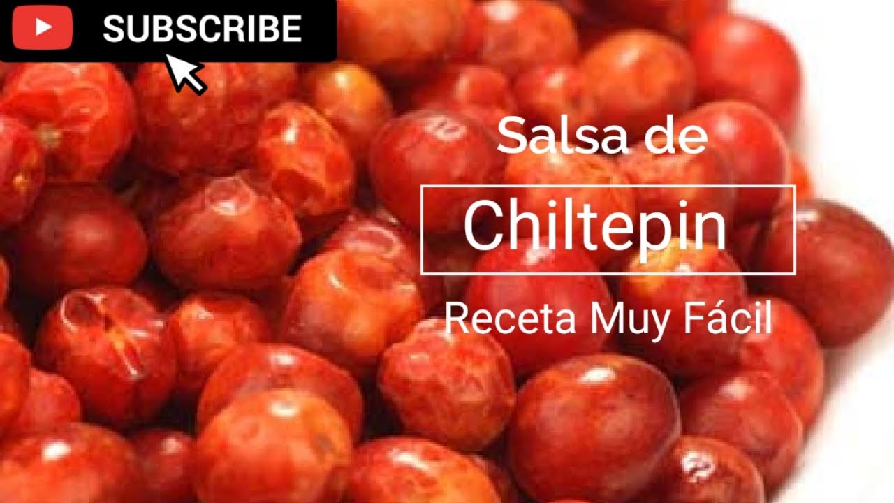 Salsa de Chiltepin! Receta Fácil y Riquisima
