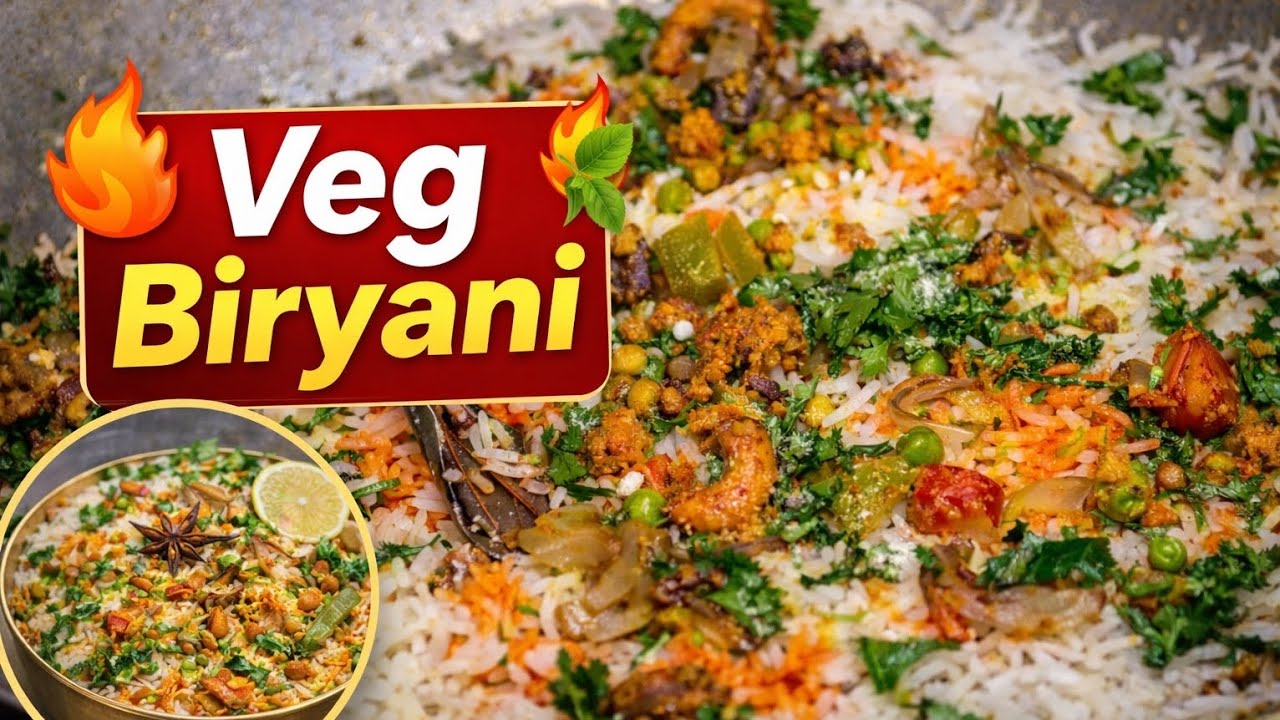 Perfect Veg Biryani at Home.स्वाद में लाजवाब, बार बार मन करे इसे बनाए।।#vegbiryani#shortsfeed 