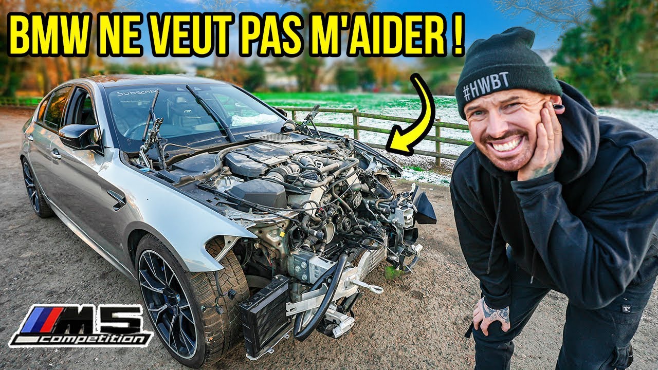RECONSTRUCTION D'UNE BMW M5 DE COMPÉTITION BON MARCHÉ PT 1