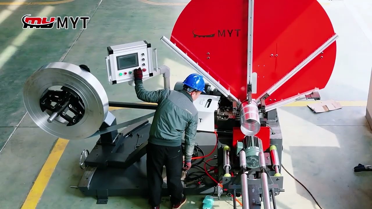 MYT&reg; MYTF-1500 HVAC spiral duct machine round duct making machine