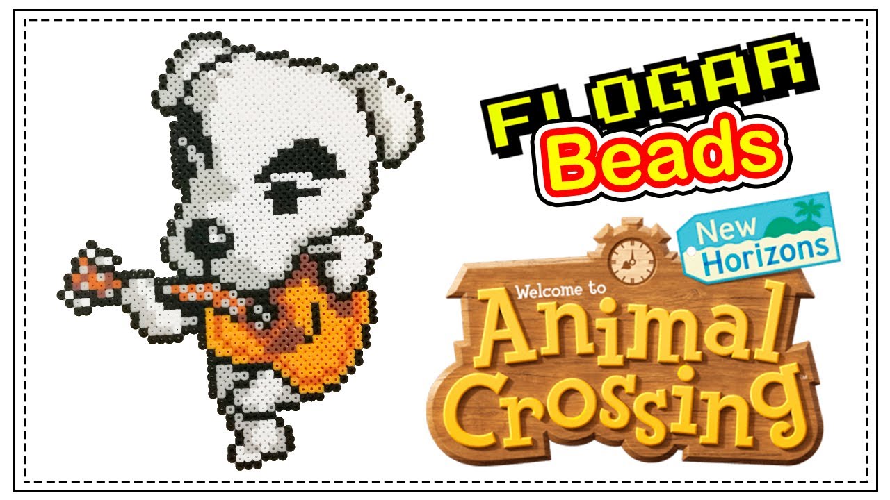 ANIMAL CROSSING TOTAKEKE con HAMA BEADS (Perler Beads Tutorial) - FLOGAR BEADS