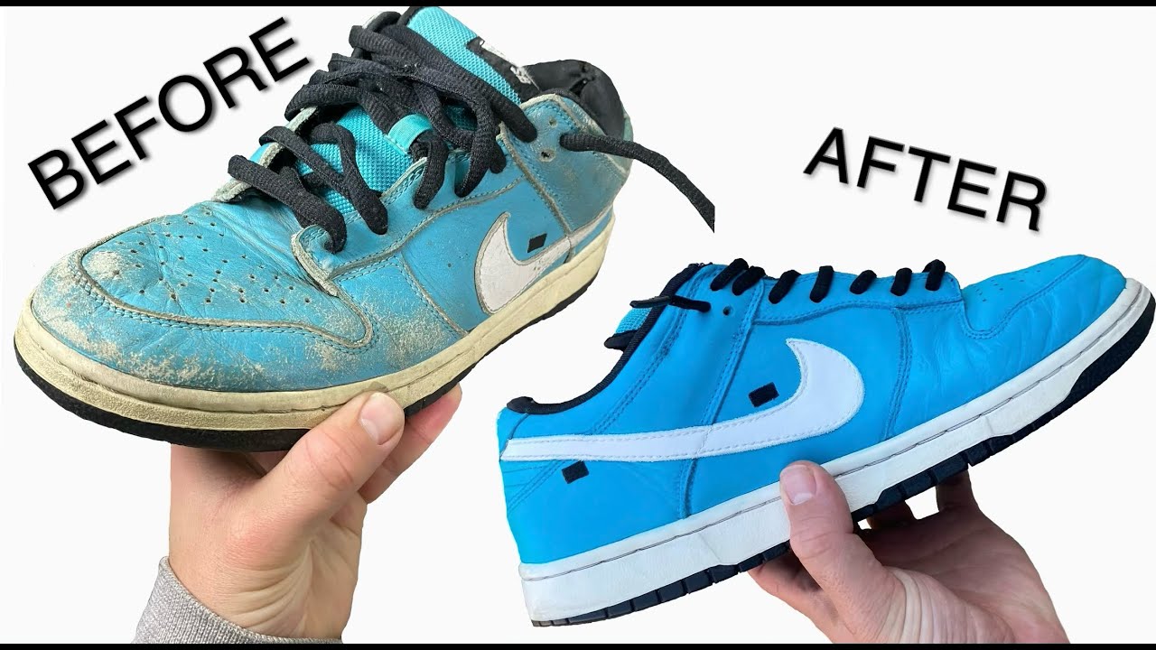 HOW TO CLEAN YOUR SB DUNKS (RESTORATION) satisfying