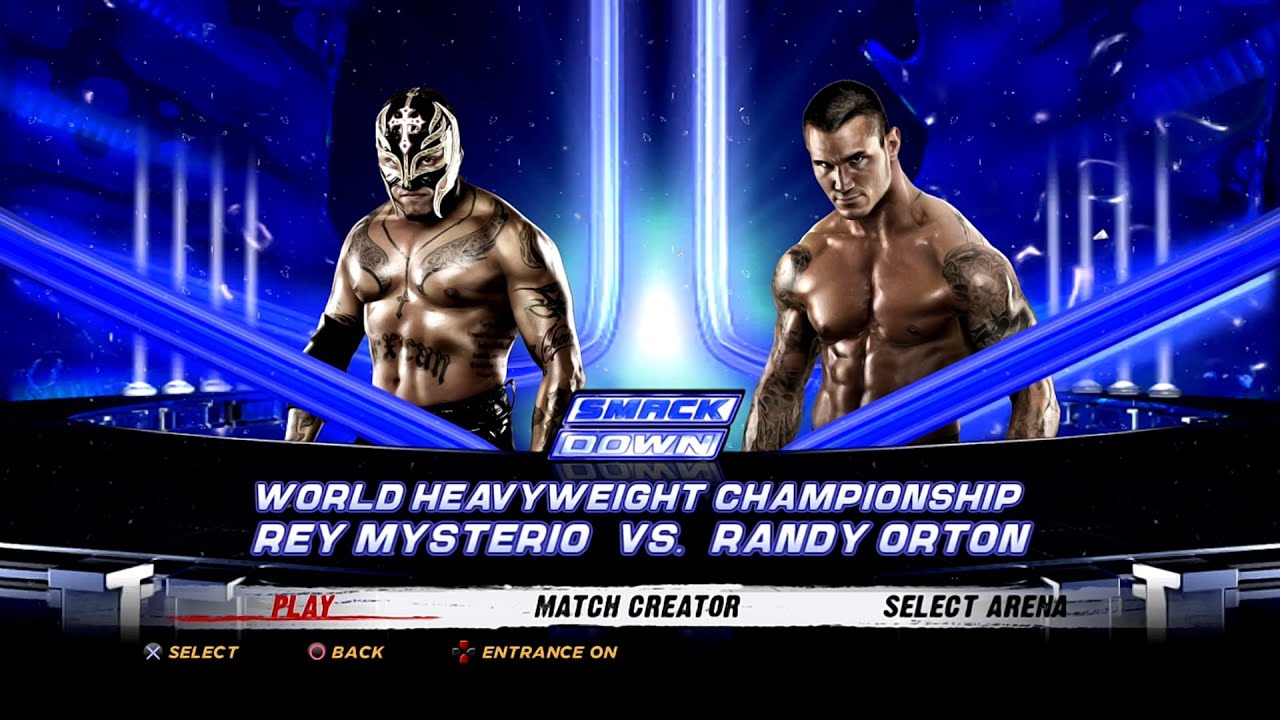 WWE '12 PS3 - Rey Mysterio VS Randy Orton [2K][mClassic]