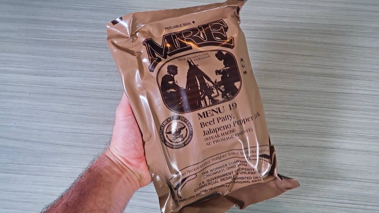 Дегустационное меню №19 армейского пайка MRE (готовое к употреблению блюдо)