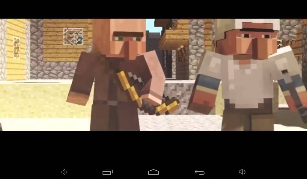 Minecraft - villagers vs ender dragon