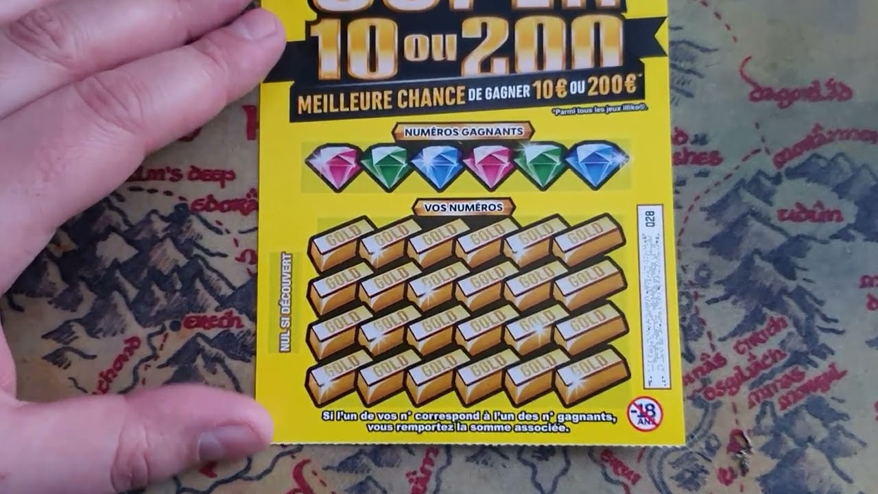 🎰 CHAT GRATTE : Grattage FDJ 5 Blackjack, 1 Ticket d'Or, 1 Jackpot & 1 Super 10 ou 200 ! 🎰
