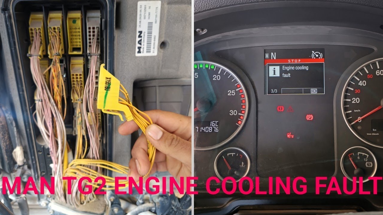 MAN TG2 ENGINE COOLING FAULT 