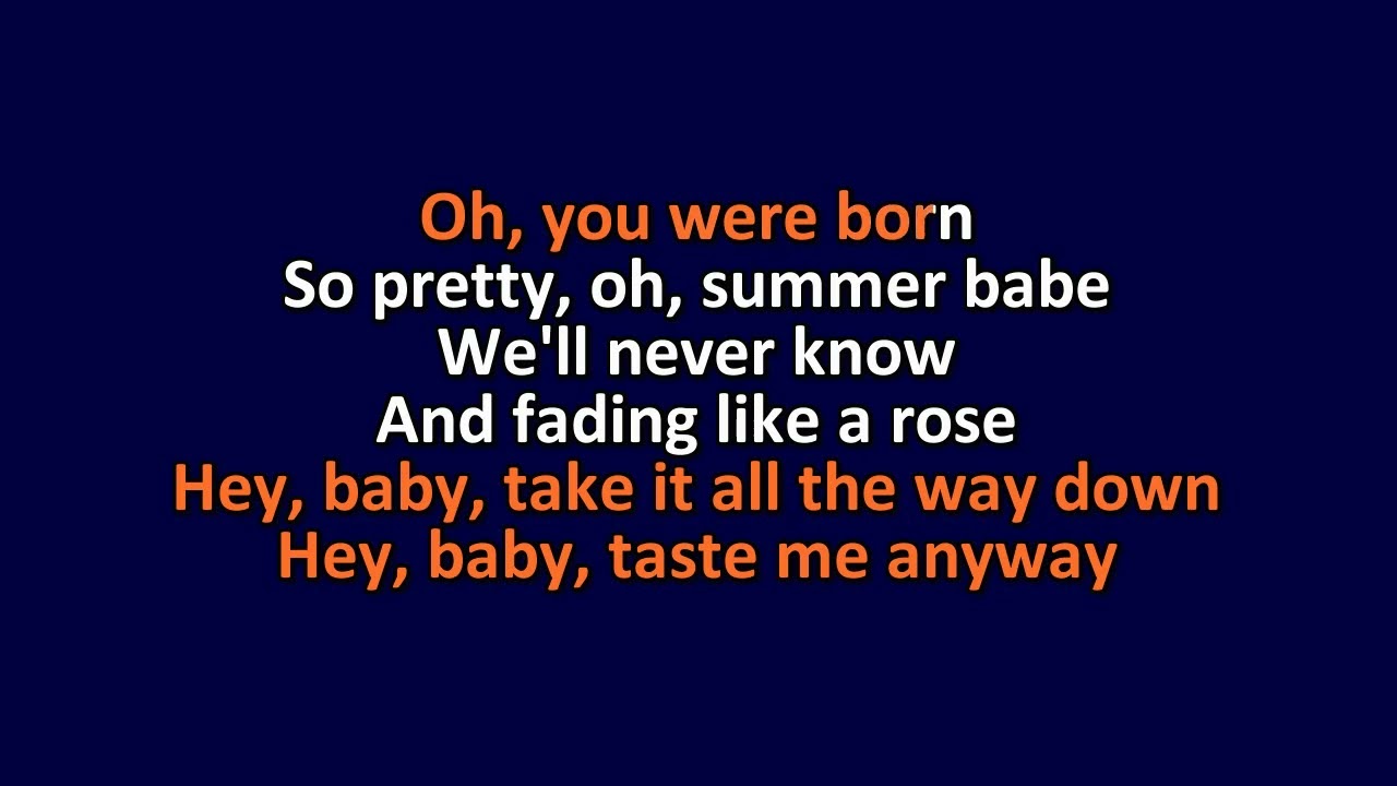 Hole - Reasons To Be Beautiful - Karaoke Instrumental Lyrics - ObsKure