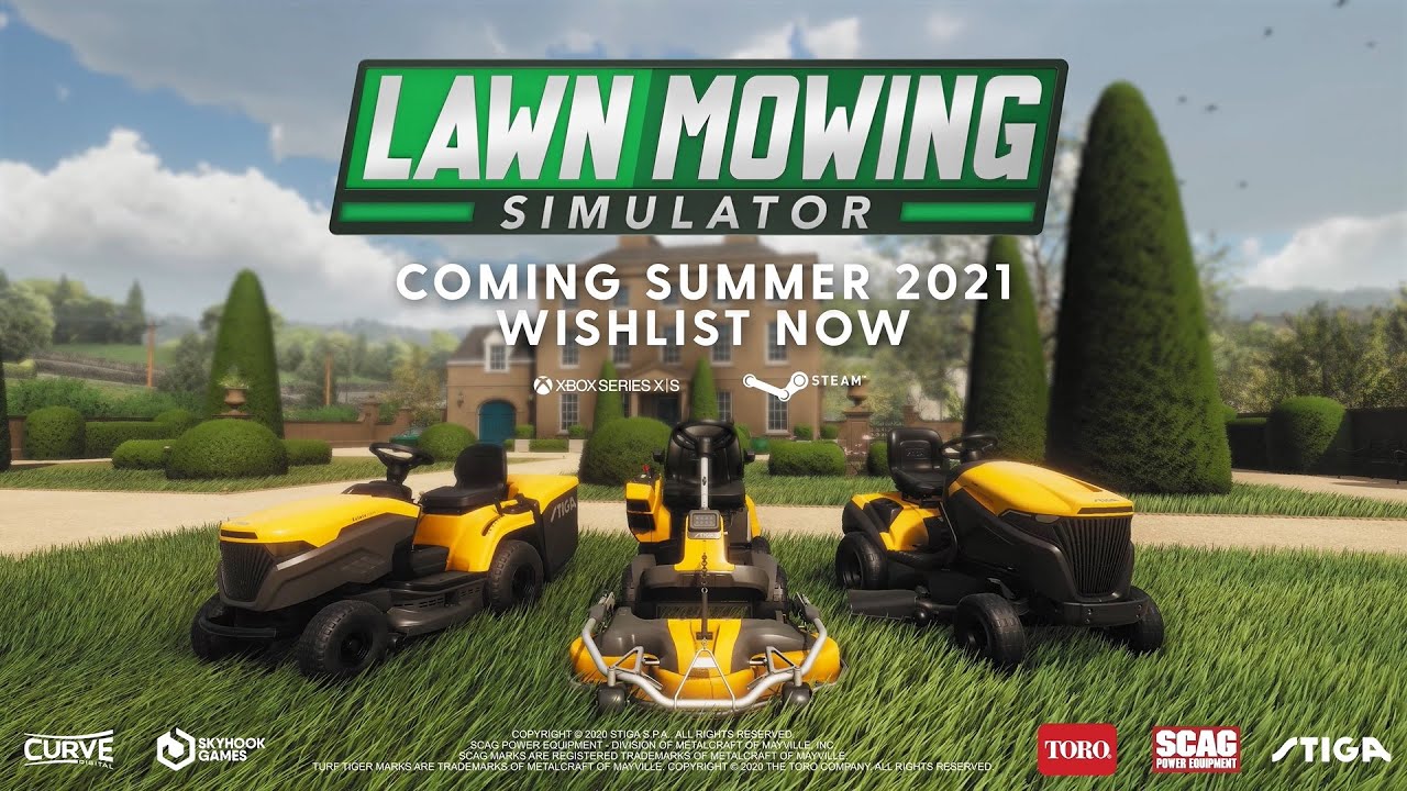 Lawn Mowing Simulator | Stiga Manufacturer Showcase | Curve Digital