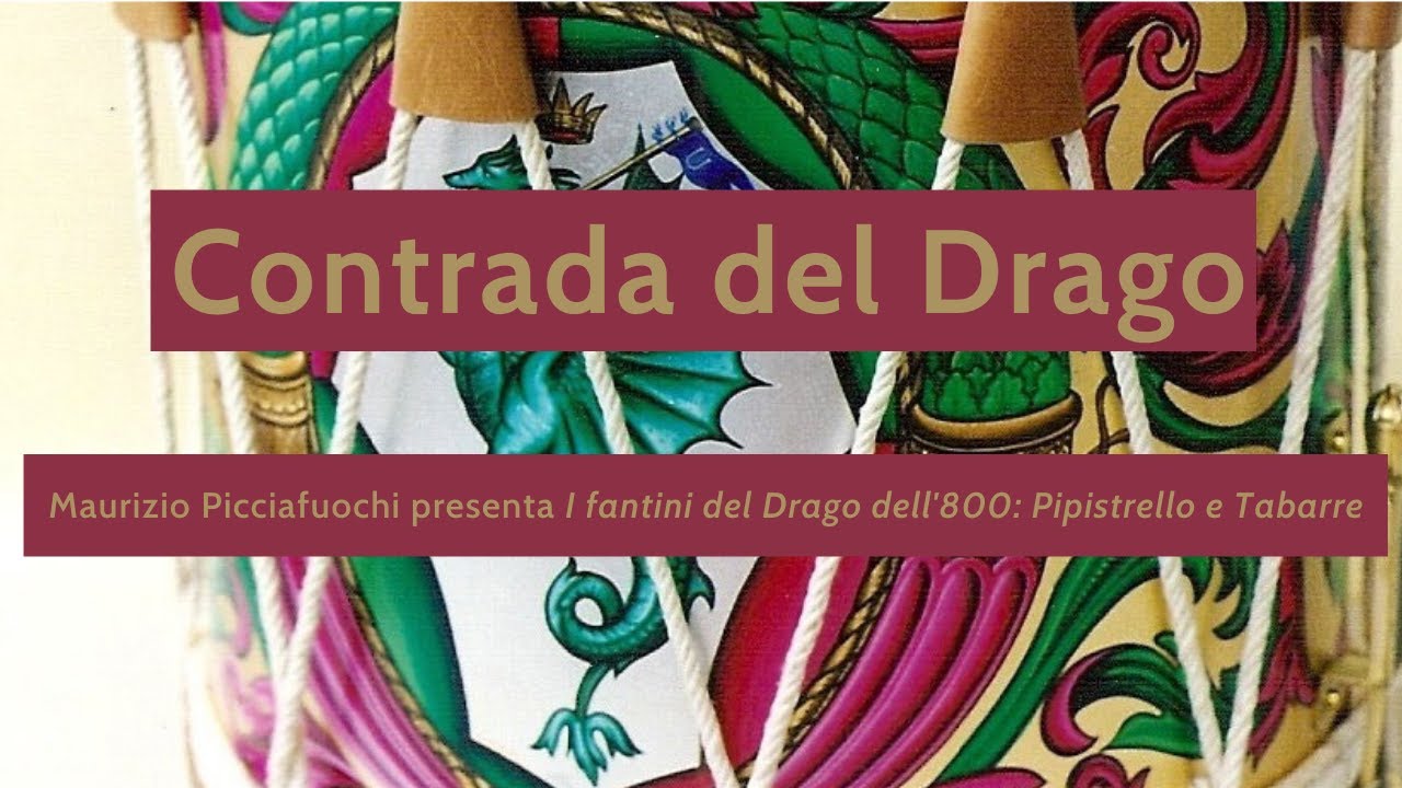 Maurizio Picciafuochi presenta I fantini del Drago dell'800: Pipistrello e Tabarre