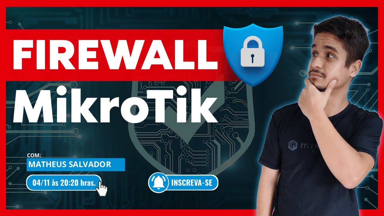 Como Configurar Firewall B&aacute;sico no MikroTik!