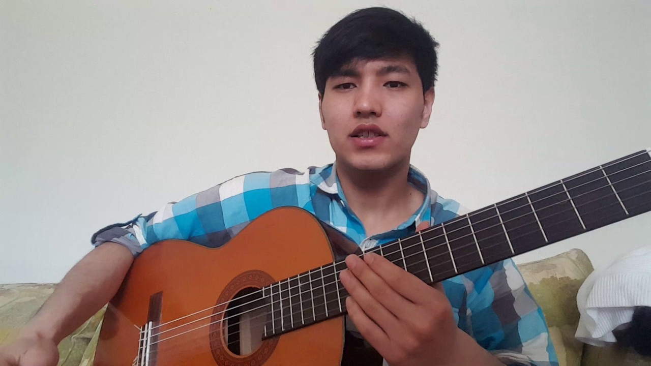Afghan guitar-آموزش آهنگ بیا که برم به مزار