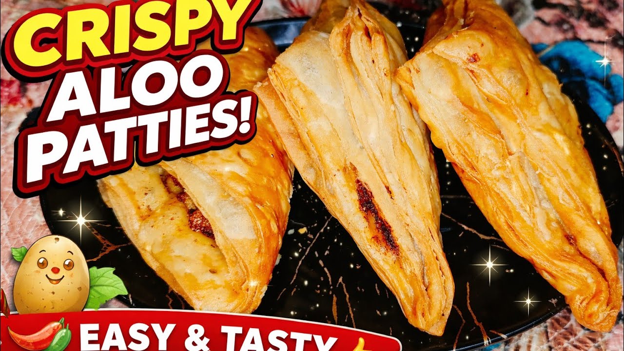 Aloo Patties Recipe 🥔🔥 Crispy Street Style Snack | #AlooPatties #StreetFood
