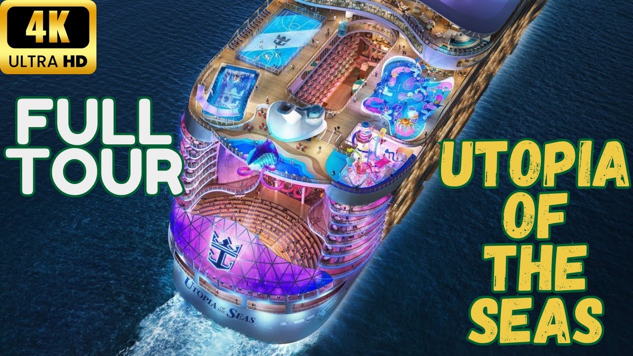 【4K】Utopia of the Seas: Посадка, Каюта, Обеденный Тур и Высадка (Полная Версия)