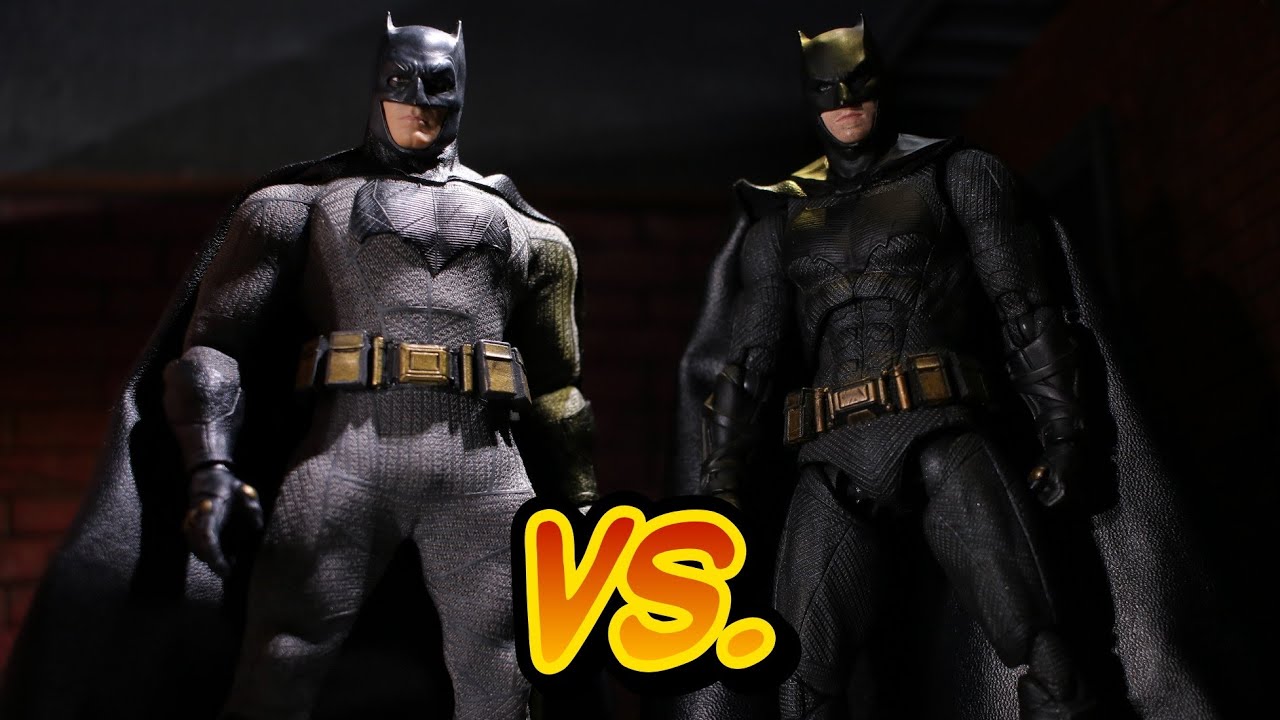 Mezco VS Mafex: Snyder-Verse Batman Action Figure Comparison