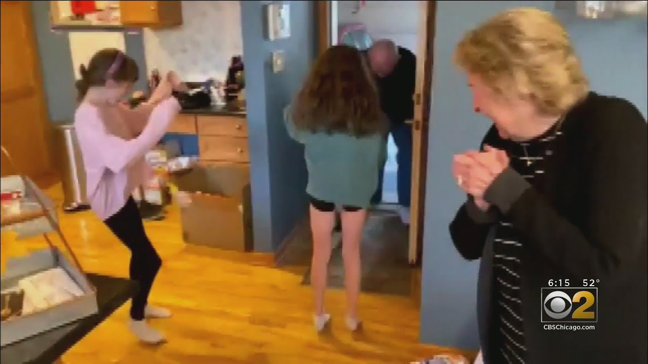 After 2 Years Separated By Pandemic, Girls Are Reunited At Last With Their Grandparents