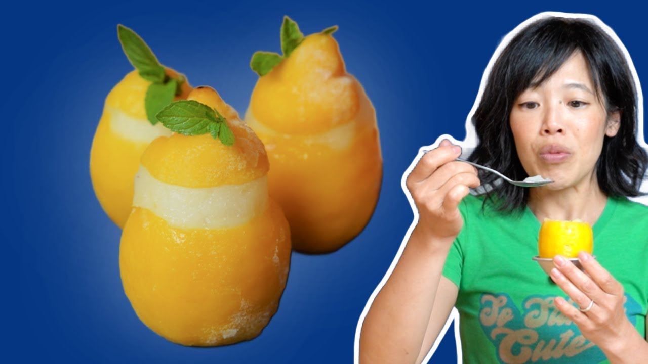 The BEST 3-Ingredient Lemon Italian Ice - Sorbetto di Limone