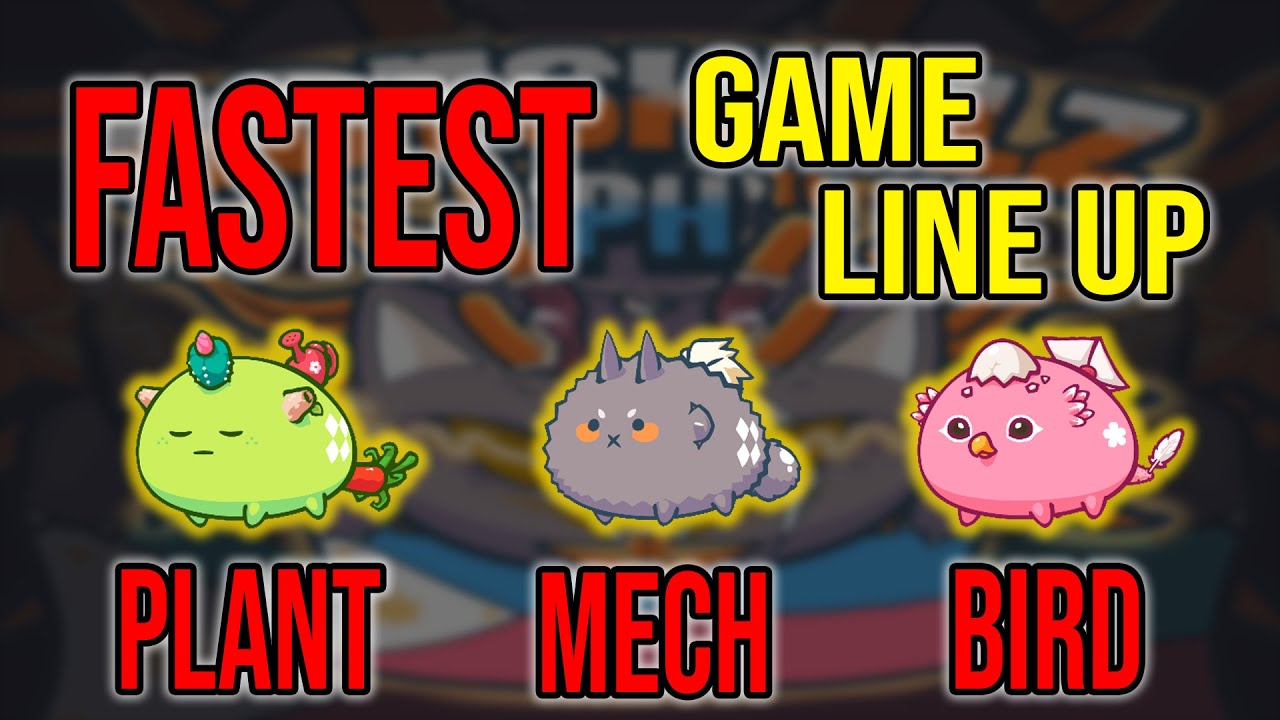 BMP(Bird, Mech, Plant) The Best Line Up for Ending the Game Quickly | Axie Infinity