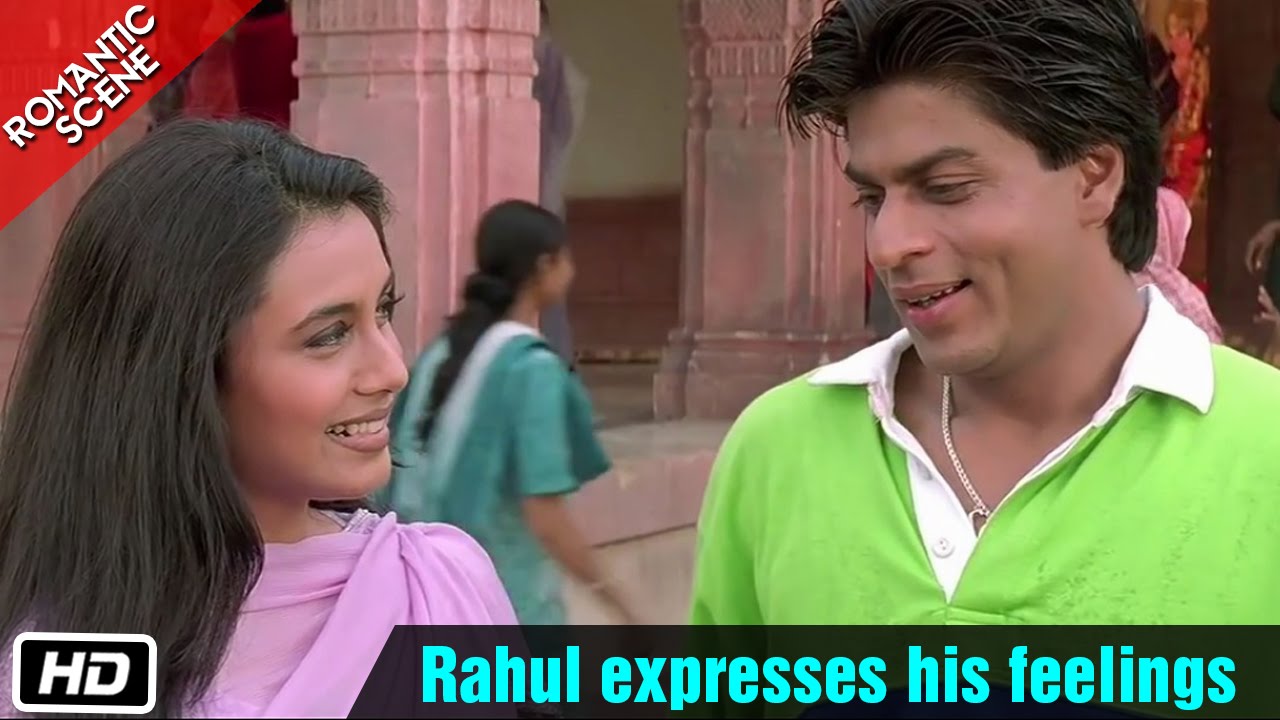 Rahul expresses his feelings - Romantic Scene - Kuch Kuch Hota Hai - Shahrukh Khan, Rani Mukerji