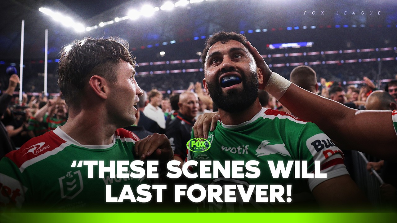 Fans flood pitch as Alex Johnston cements his place as Australia's greatest try scorer! | Fox League