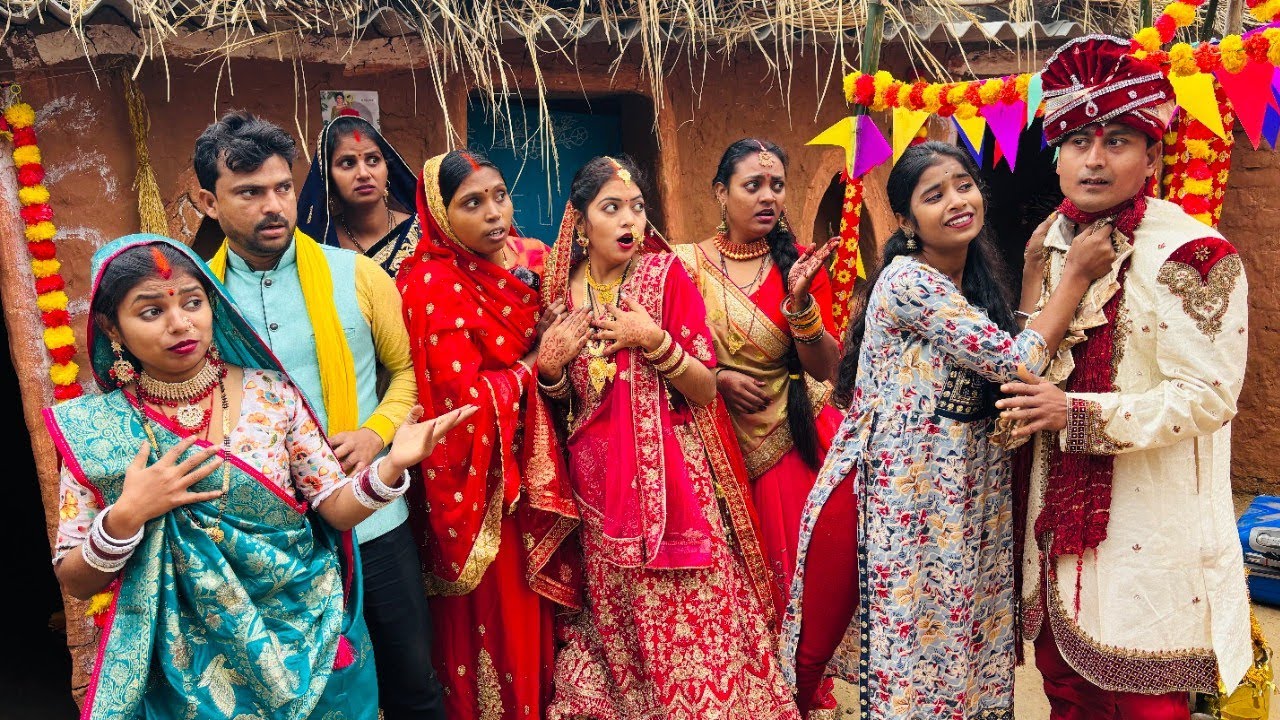 आशिक के शादी में पहुंचकर, देखिये कैसे ये लड़की मंडप में रोक दी शादी।|Gawar Bhauji Priti Singh Comedy