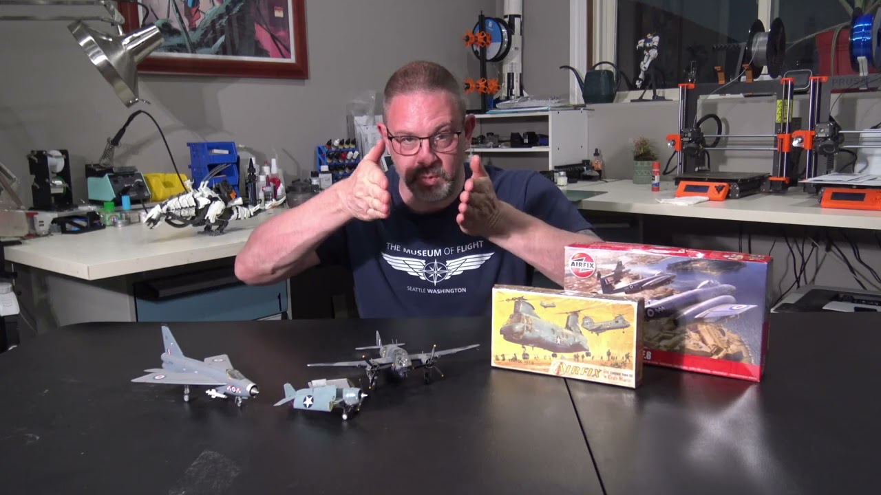 An American model builder reviews Airfix airplane kits  - Hobby Reviews By Hans