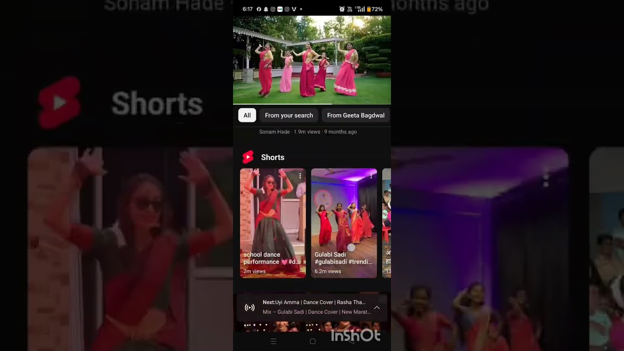 Pinga ga pori+marathi song tadka for school dance performance 😘