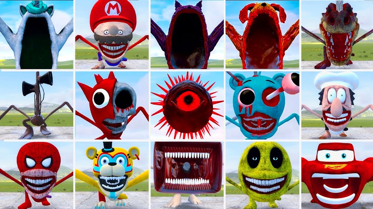 WHICH NEW ALL THE SHIN SONIC TAPES FAMILY IS THE STRONGEST? In Garry's Mod