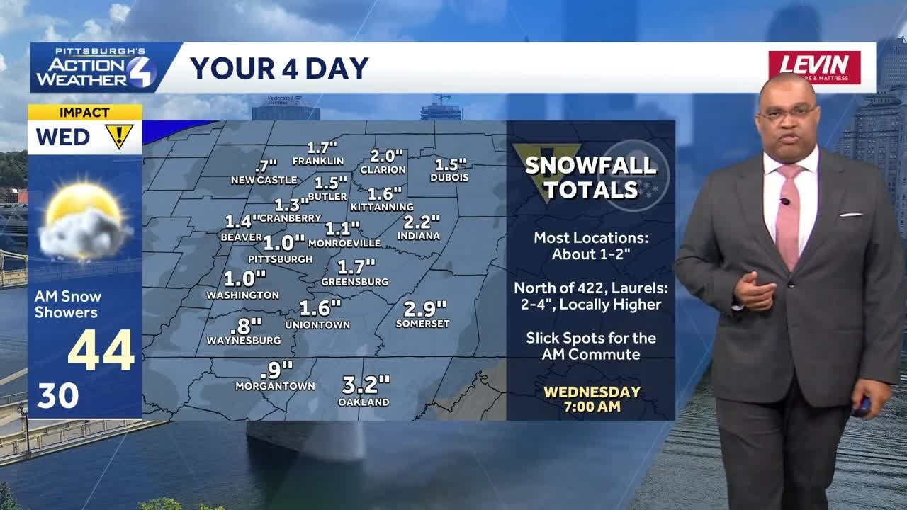 February 24 Forecast: Impact Day Wednesday for Western PA
