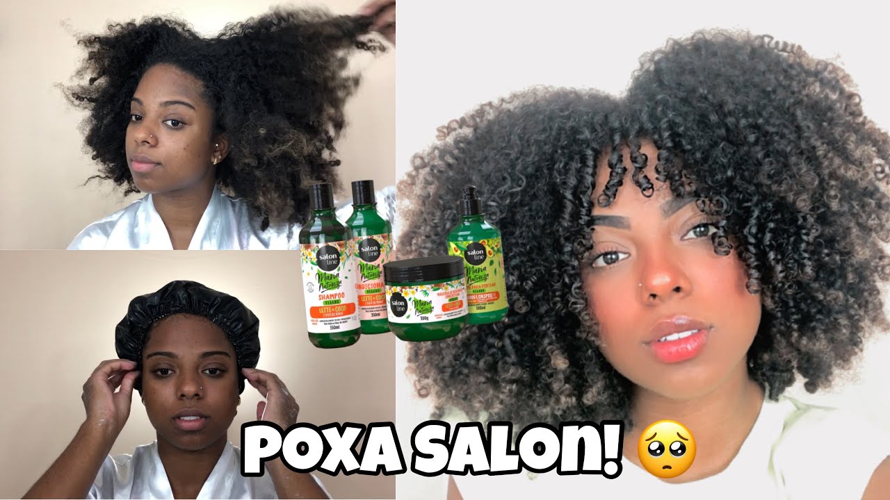 ROTINA CAPILAR COMPLETA COM A LINHA MARIA NATUREZA DE SALON LINE 🤍