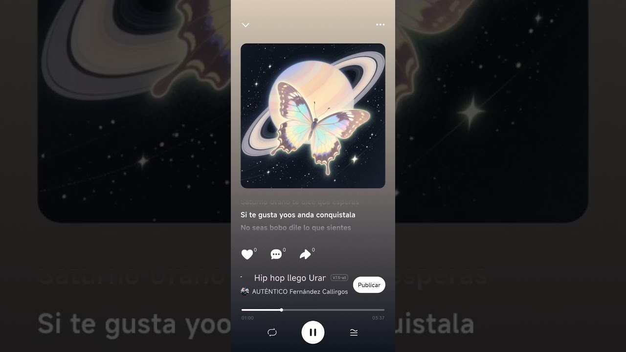 Cancion dedicado para saturno conquista a yoos 🦋 