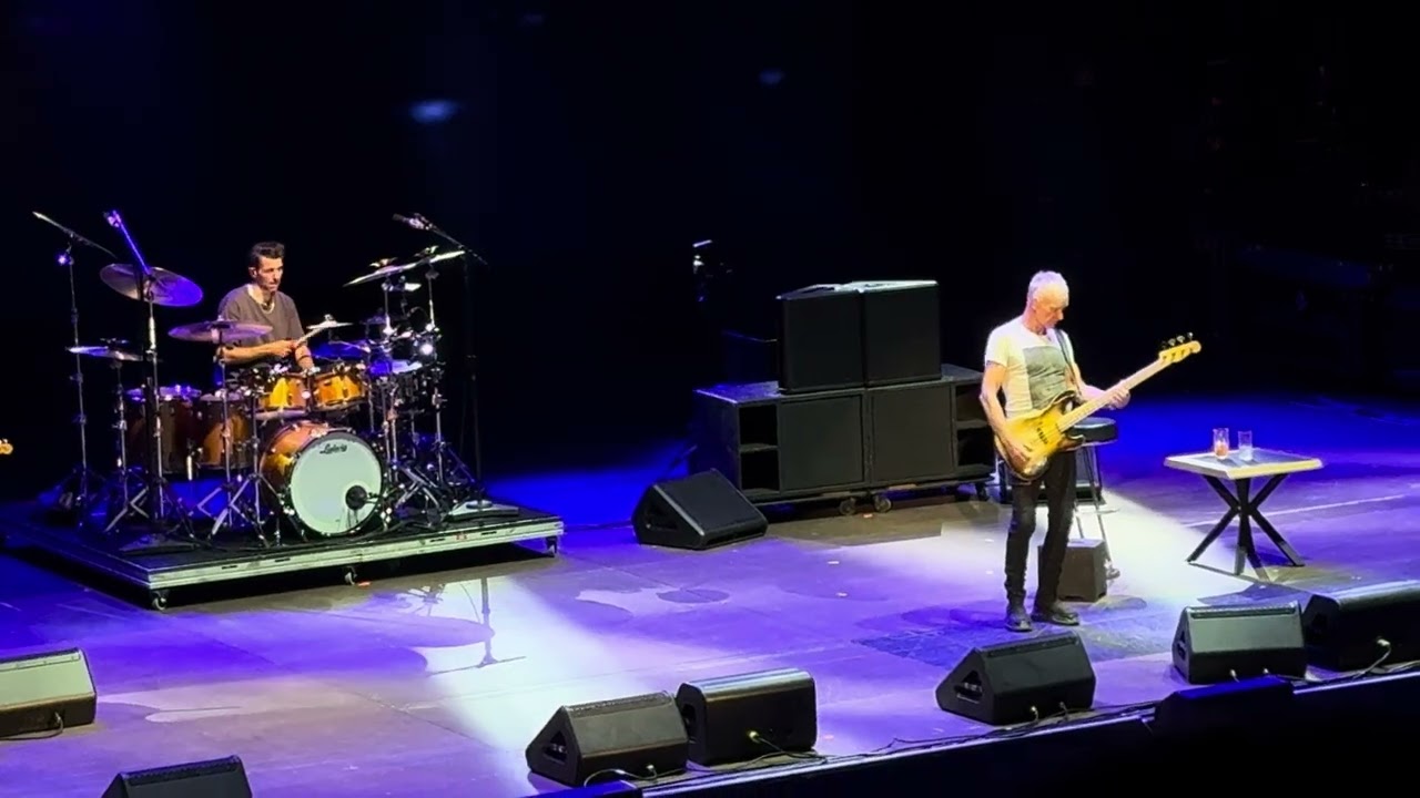 Sting performing Shape of my Heart in Rome