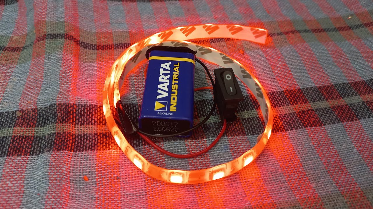 Pil ile led &ccedil;alıştırmak | Led nasıl bağlanır | run led by battery