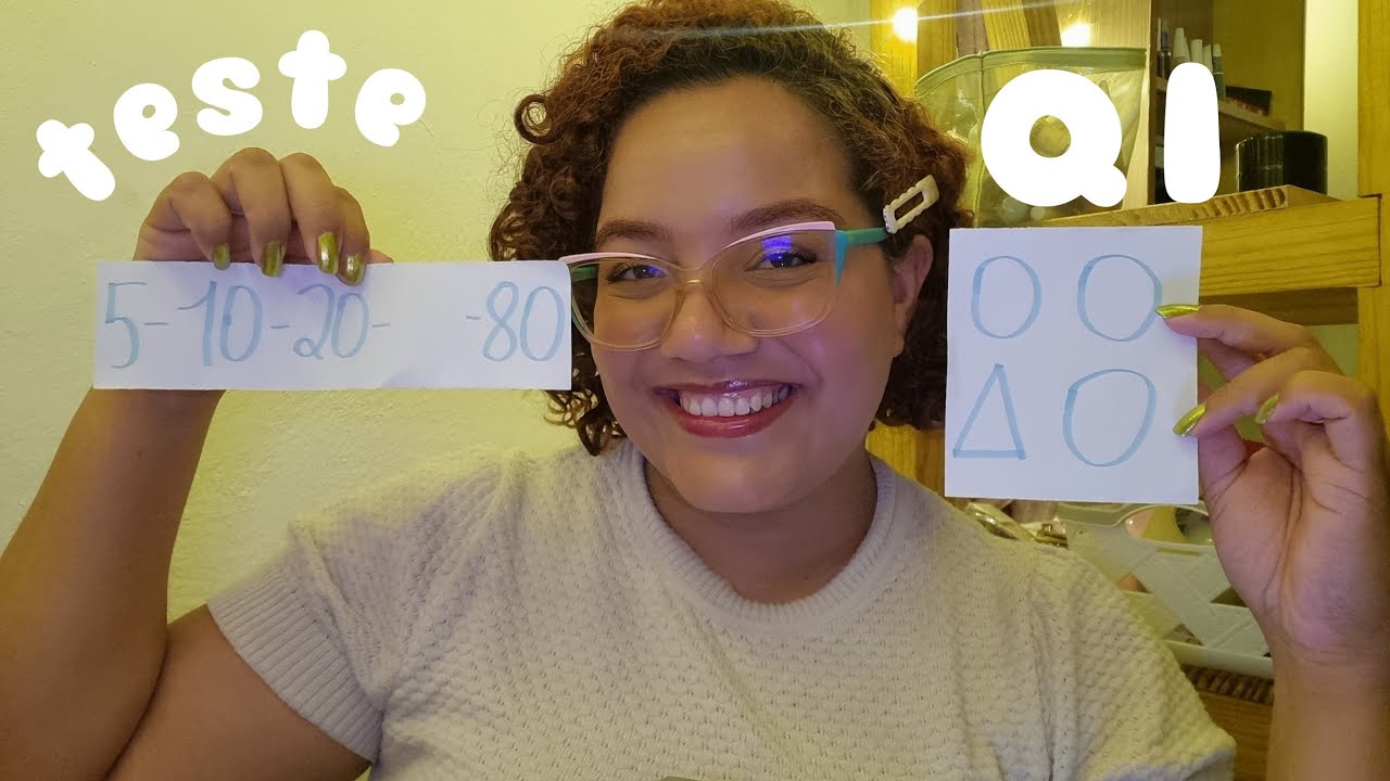 ASMR FAZENDO SEU TESTE DE QI 🧠💕
