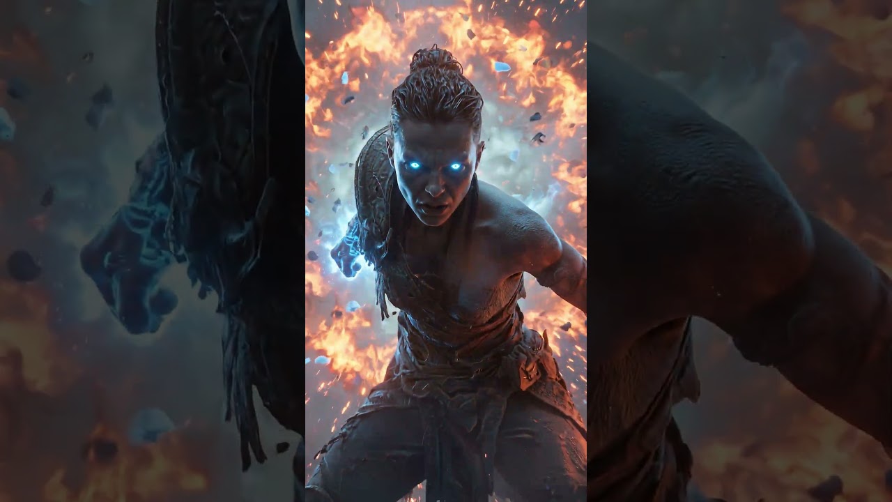 EPIC BOSS FIGHT! 😱🔥 Warrior vs Shadow Monster (4K Cinematic) 