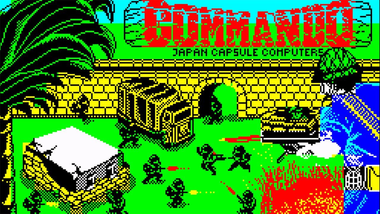 Commando. ZX Spectrum. Прохождение