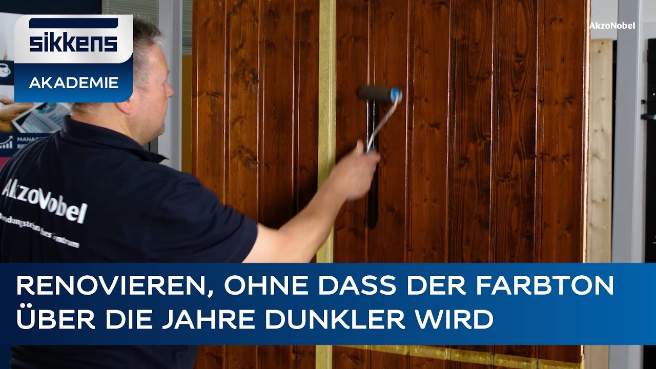 Renovieren, ohne dass der Farbton über die Jahre dunkler wird