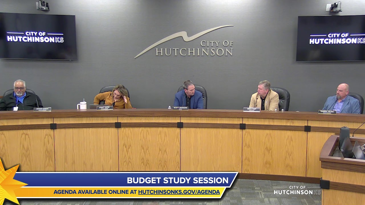 01/20/26 | Hutchinson, KS, | City Budget Study Session
