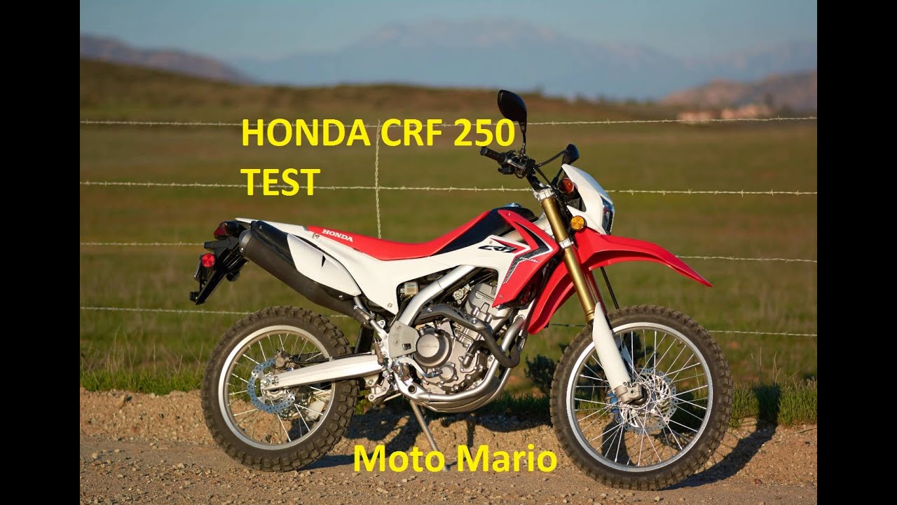 Test Honda CRF 250 PL