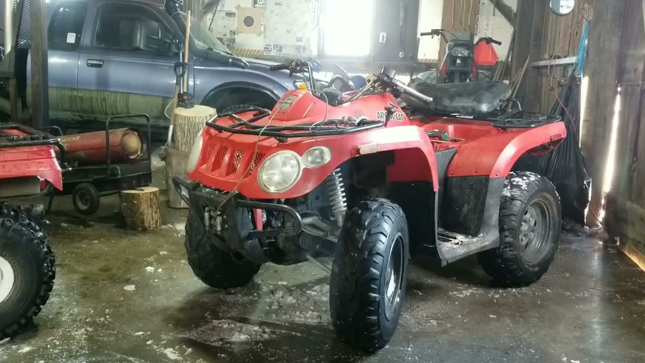 2008 Arctic Cat 366 electric choke repair and ride.