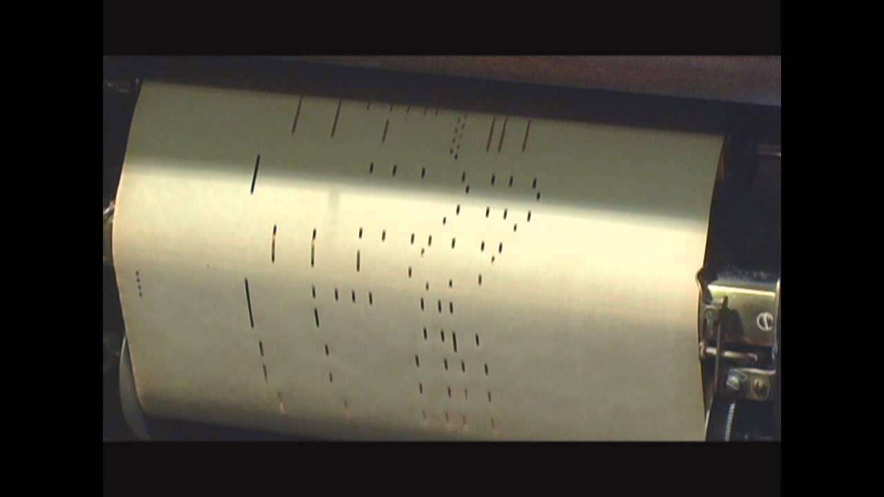 Player Piano Roll - The Rose Of Washington Square