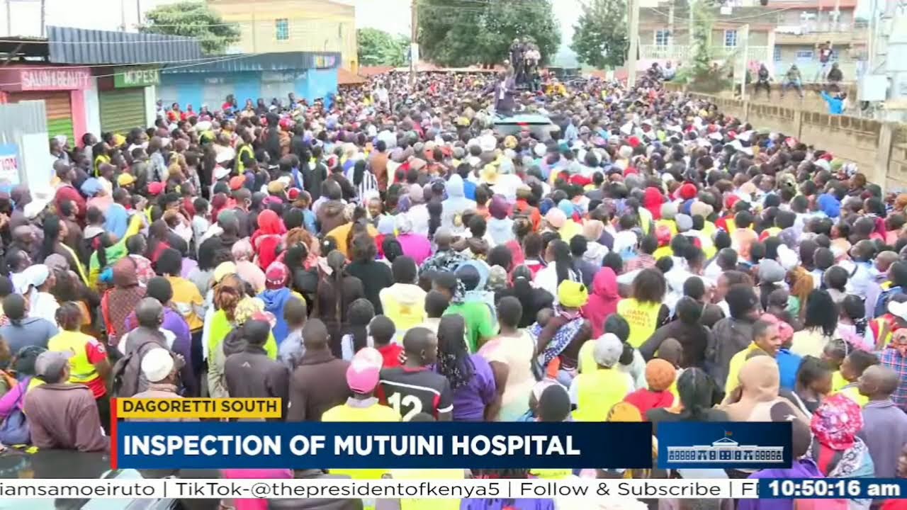 Inspection of Mutuini Hospital, Nairobi County